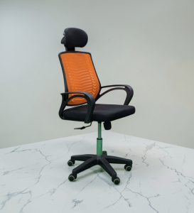 V Mesh Chair - Orange Colour