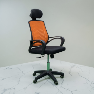V Mesh Chair - Orange Colour