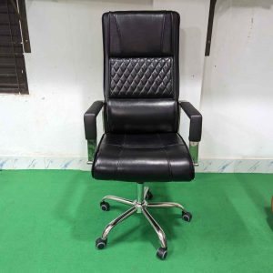 3 Part Boss Chair - Black Colour