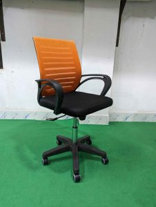 China 9k Mesh Chair - Orange Colour